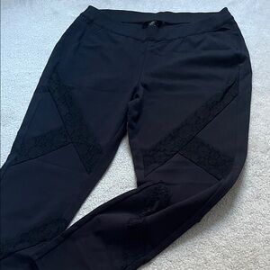 Lane Bryant lace detail cotton leggings 18/20